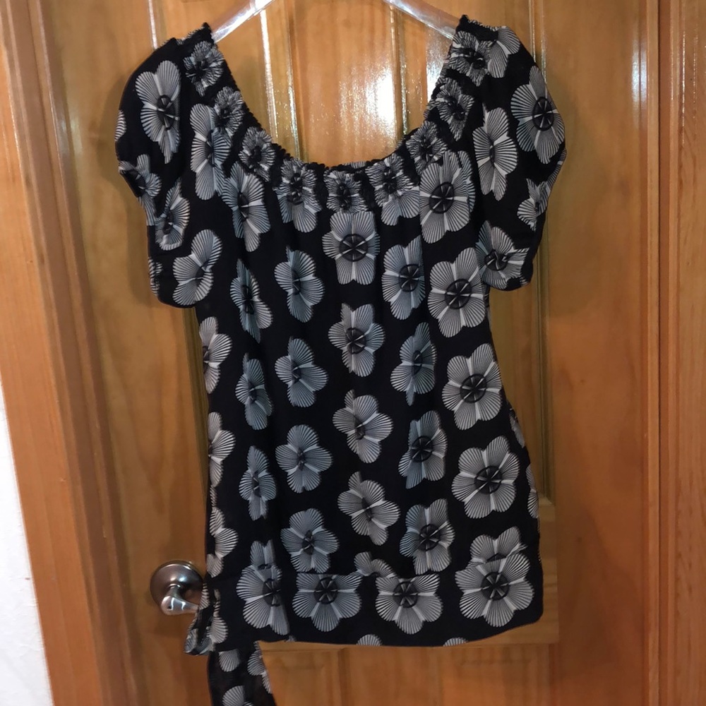 INC Dressy Blouse, short sleeve